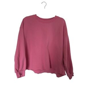 XiRENA women's Honor Crewneck Sweatshirt in pink clover size medium